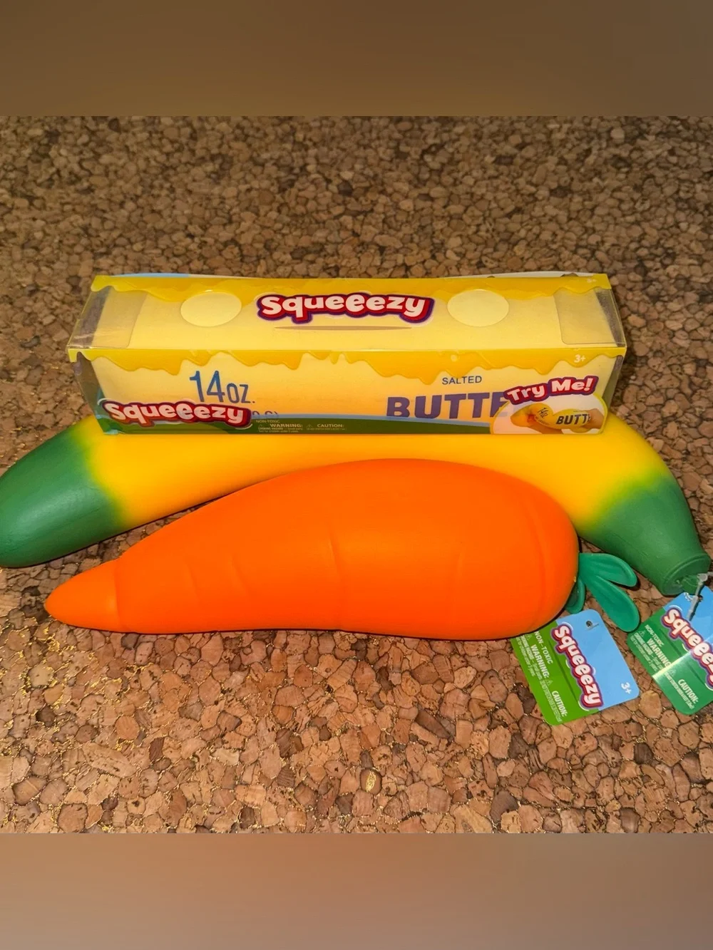 Squeeze Banana, Carrot, & Butter set